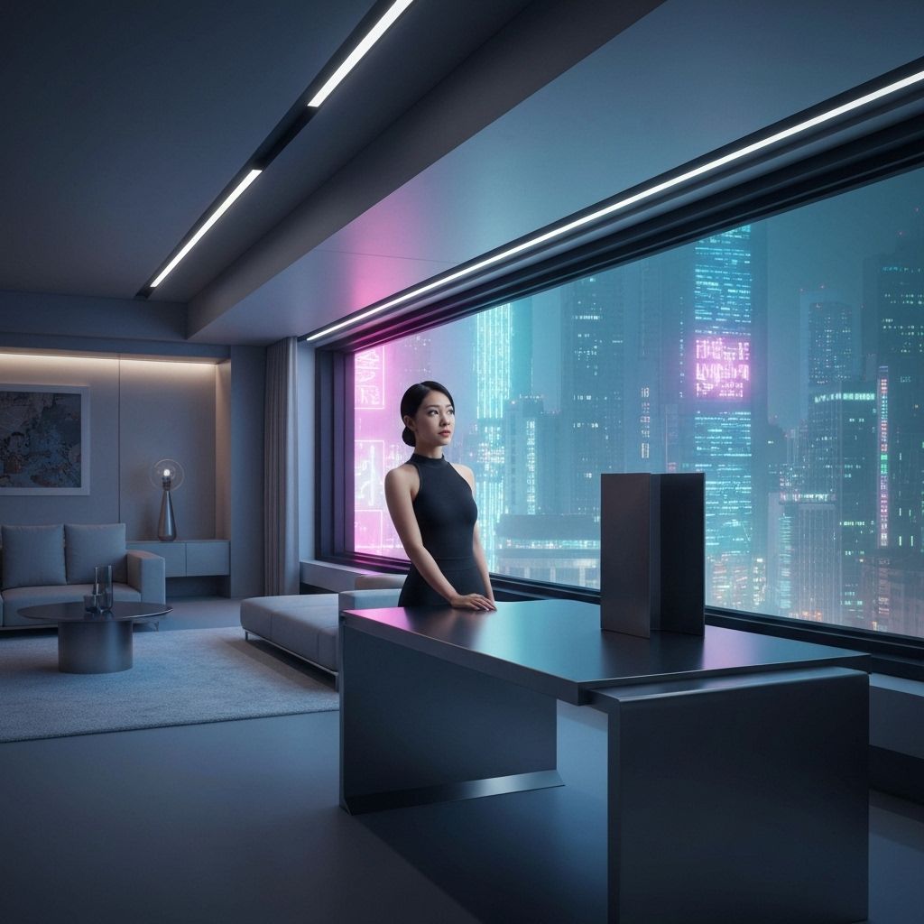 Curiosity illustrative stock-style image