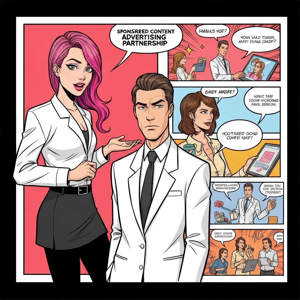 Sponsored Content & Advertising illustration